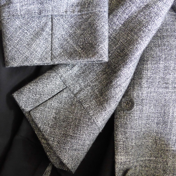 Brooks Brothers Women 2 Silk Linen Grey Lady Coat - Picture 4 of 13